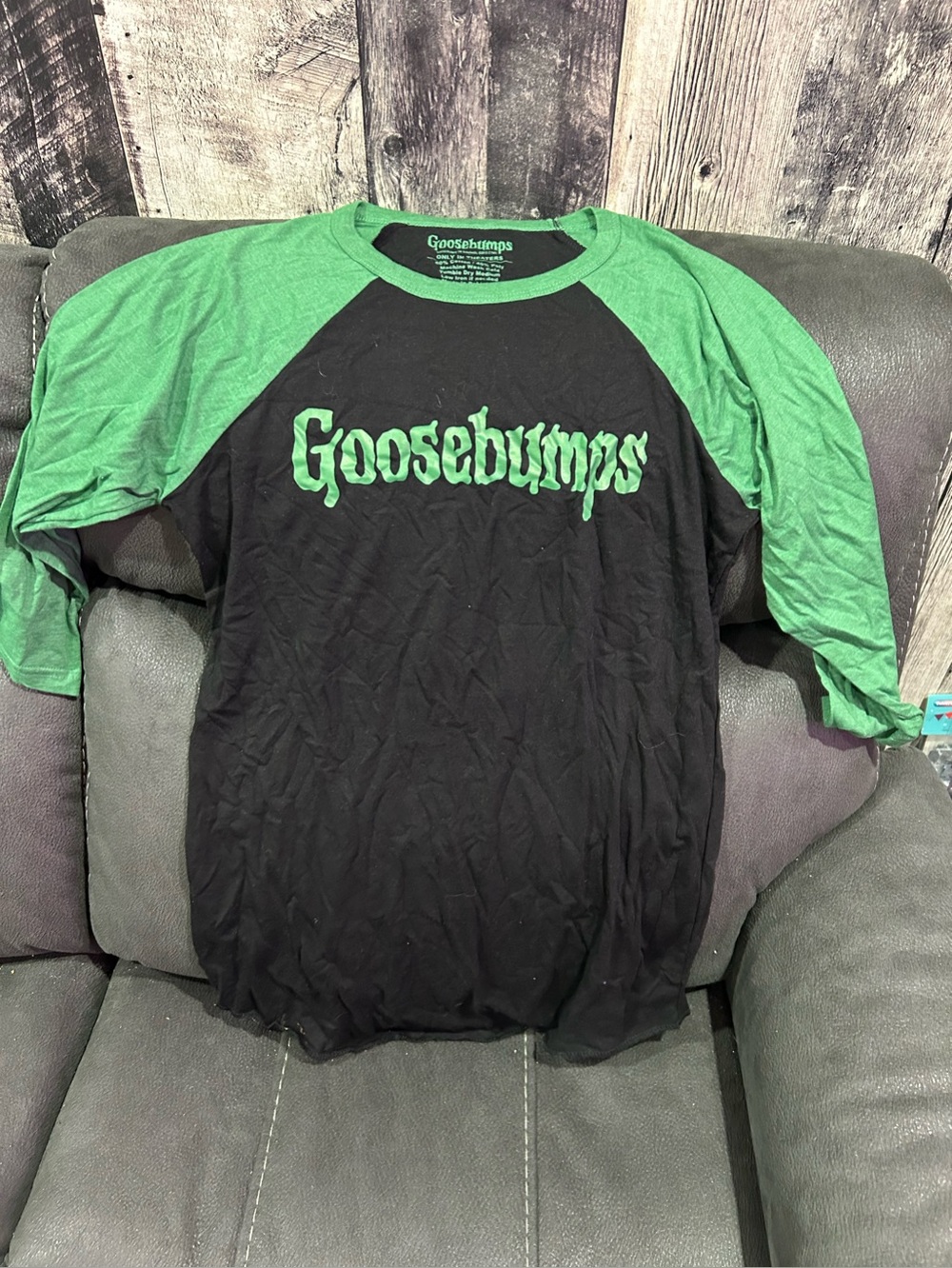 Goosebumps raglan men’s shirt! NEW! Exclusive!